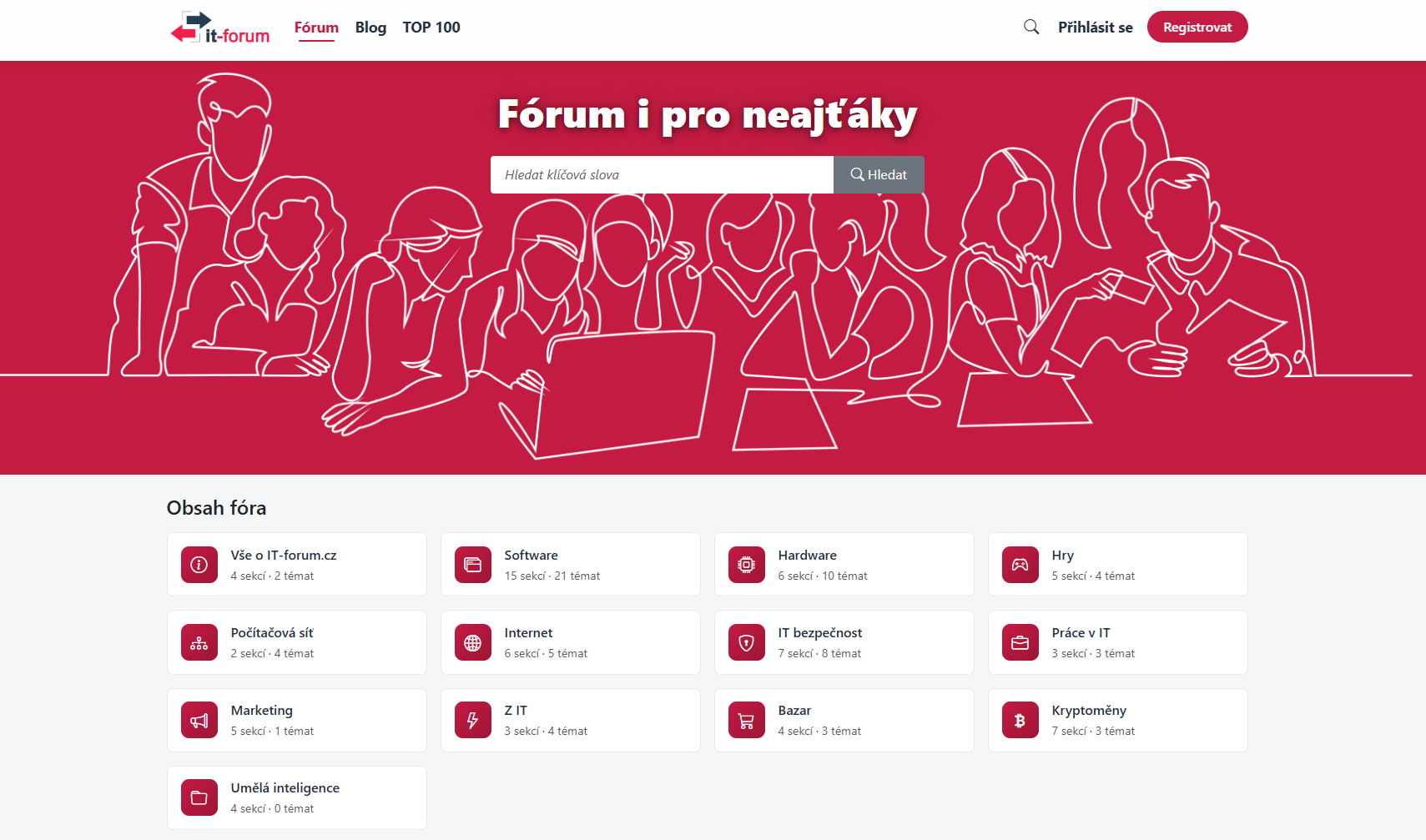 Náhled webu IT-forum.cz